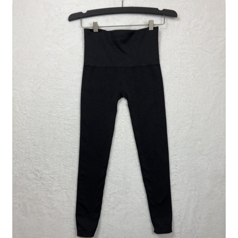 Spanx Women's Look At Me Now Slimming Seamless Black Tights Size XS